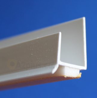 Профіль примикання віконний пластиковий білий 12,5 мм 2,5 м • фото • ОПТовий постачальник будматеріалів в Україні • А2+ -2